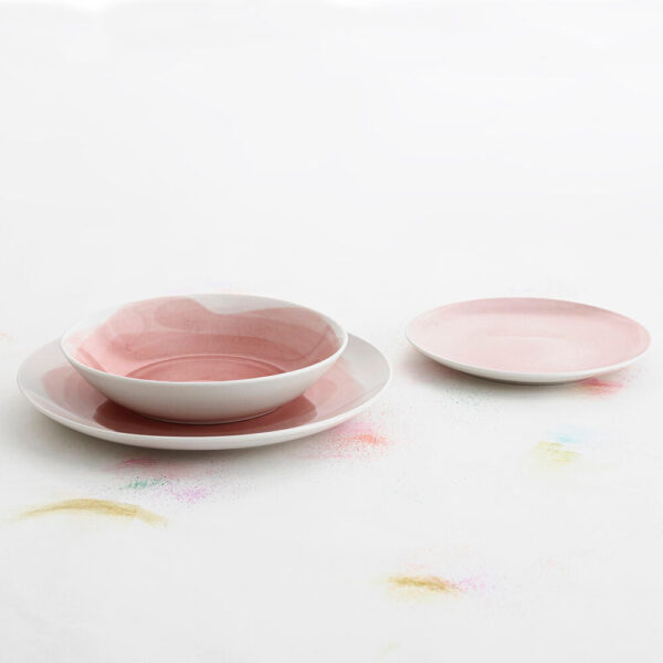 assiette plate bidasoa etherea ceramic rose ø 265 cm- Dakar Sénégal