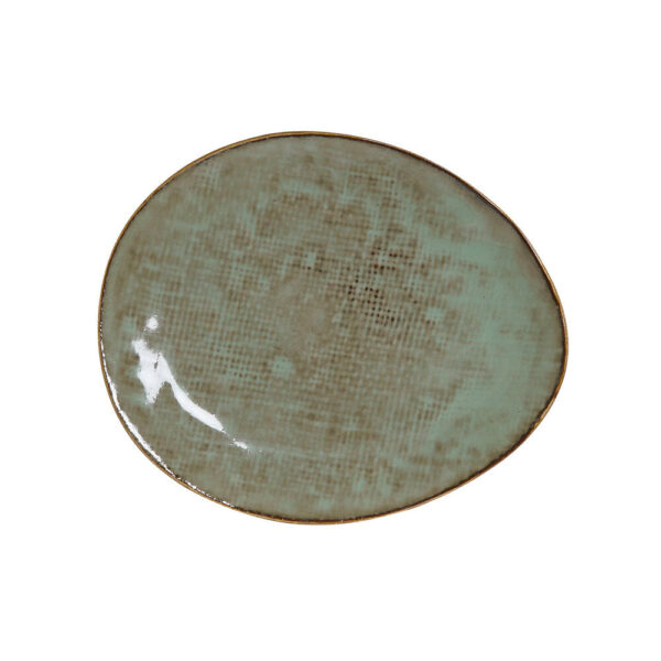 assiette plate dkd home decor turquoise stoneware 196 x 166 x 22 cm- Dakar Sénégal