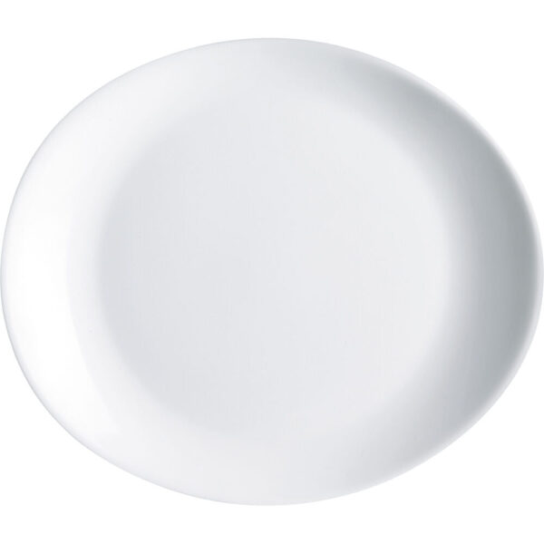 assiette plate luminarc friends time verre blanc 30 x 26 cm- Dakar Sénégal