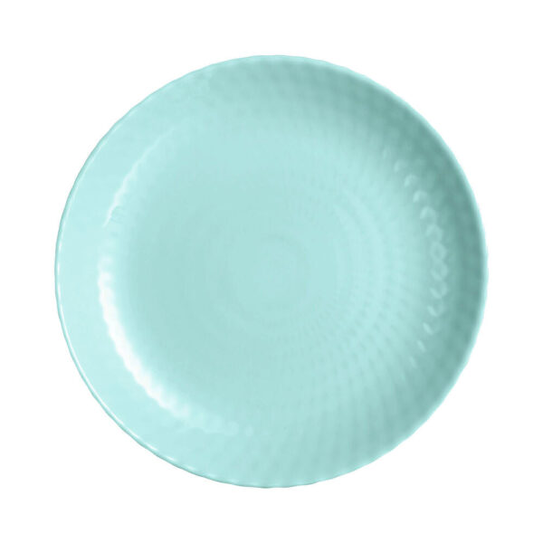assiette plate luminarc pampille verre turquoise ø 25 cm- Dakar Sénégal