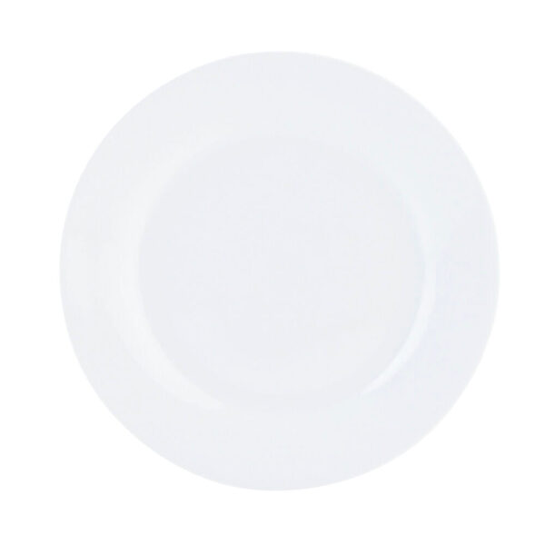 assiette plate quid basic ceramic blanc ø 23 cm- Dakar Sénégal
