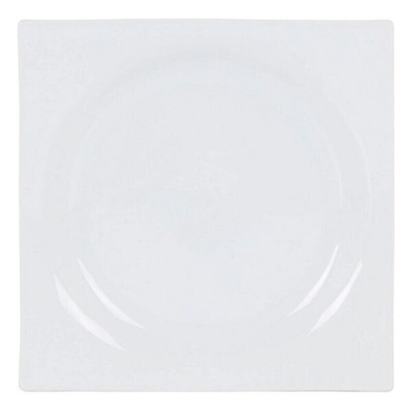 assiette plate zen porcelain white 24 x 24 x 25 cm- Dakar Sénégal