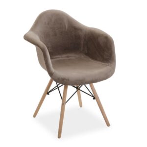 chaise avec accoudoirs versa velours bois textile polypropylene 64 x 82 x 61 cm- Dakar Sénégal