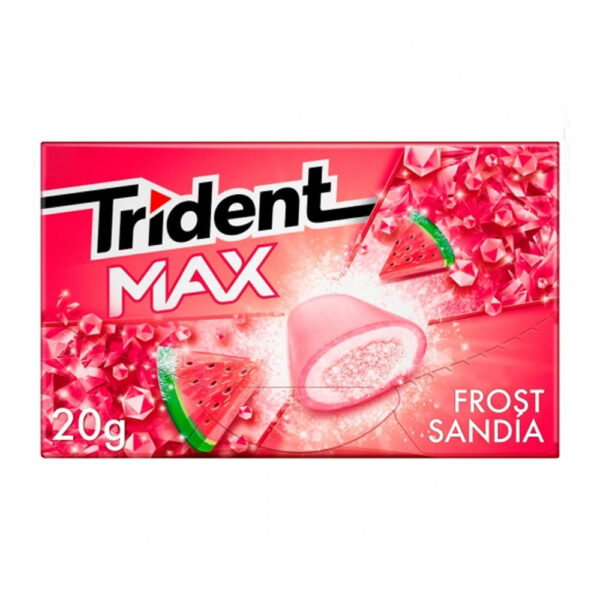 chewing gum trident max pasteque 3 x 20 gr- Dakar Sénégal