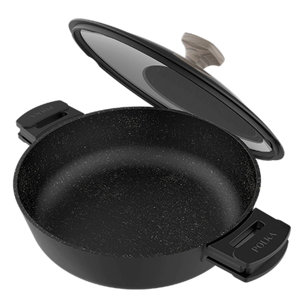 Cocotte avec couvercle Ø 28 cm. Dark