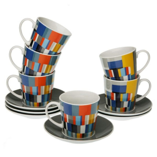 ensemble de tasses a cafe versa etna porcelaine 6 pieces 9 x 14 x 14 cm- Dakar Sénégal