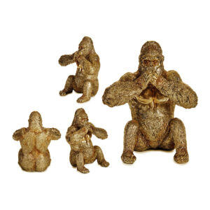 figurine decorative gorille dore en resine 11 x 18 x 162 cm- Dakar Sénégal