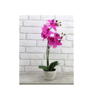 fleur artificielle orchidee 9 boutons 107cm pink. LIVRAISON DAKAR - SENEGAL
