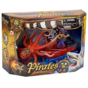 jeu pirate series figurines pieuvre et accessoires 3ans plus . LIVRAISON DAKAR - SENEGAL