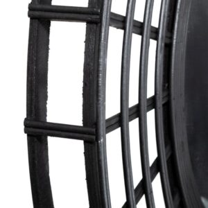 miroir en bambou noir avec relief d 56 cm. LIVRAISON DAKAR - SENEGAL