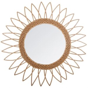 miroir “rosace” rotin50 cm. LIVRAISON DAKAR - SENEGAL