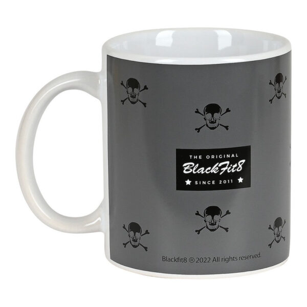 mug blackfit8 skull ceramique noir gris 350 ml- Dakar Sénégal