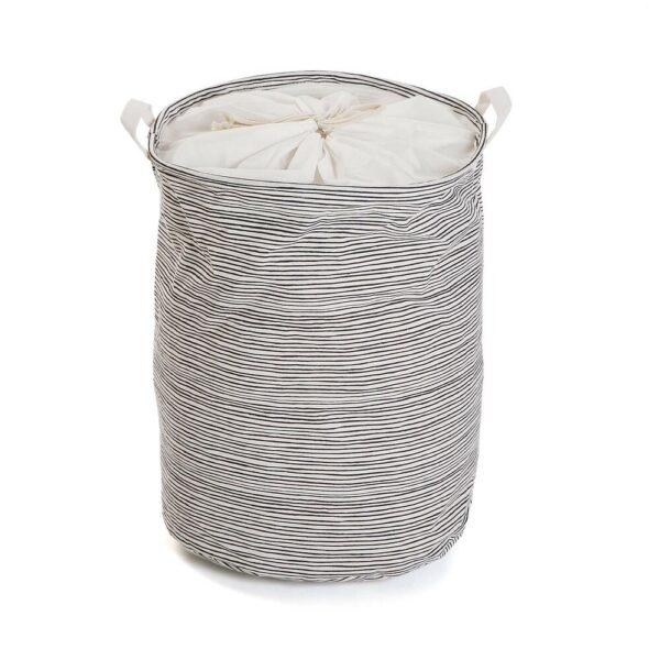 panier a linge versa striped polyester textile fusion 38 x 48 x 38 cm- Dakar Sénégal