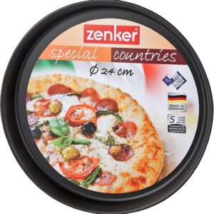 plaque a pizza noir  acier inoxydable 24cm . LIVRAISON DAKAR - SENEGAL