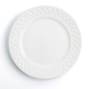 plat a dessert bidasoa optique ceramique blanc ø 19 cm- Dakar Sénégal