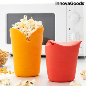 popcorn poppers pliables en silicone popbox innovagoods lot de 2- Dakar Sénégal