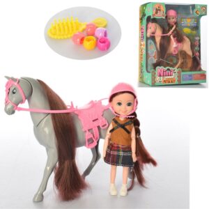 poupée et son cheval +accessoires nini love+3ans. LIVRAISON DAKAR - SENEGAL