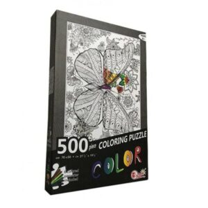 puzzle500pcsa colorier papillon coloring puzzle+6 feutres+8ans. LIVRAISON DAKAR - SENEGAL