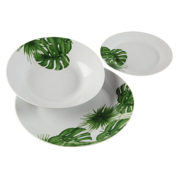 service de vaisselle versa new leaves porcelain 18 pieces 27 x 3 x 27 cm 18 pcs- Dakar Sénégal