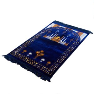 tapis de priere marocain bleue 107x67 cm. LIVRAISON DAKAR - SENEGAL