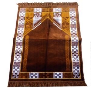 tapis de priere marocain marron 107x67cm. LIVRAISON DAKAR - SENEGAL