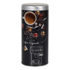 tin metal coffee 9 x 9 x 20 cm- Dakar Sénégal