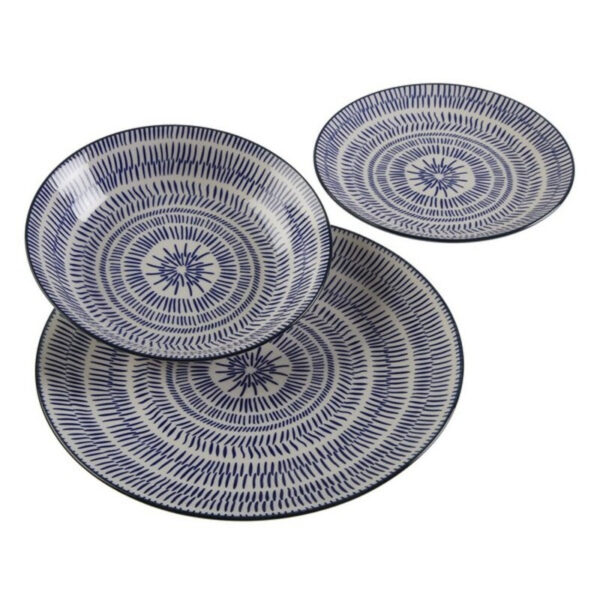 vaisselle spin bleu porcelaine 18 pieces- Dakar Sénégal