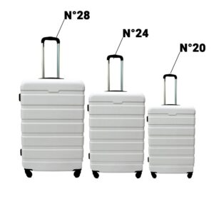valise abs blanc. LIVRAISON DAKAR - SENEGAL