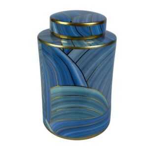 vase dkd home decor porcelaine bleu moderne 17 x 17 x 26 cm- Dakar Sénégal