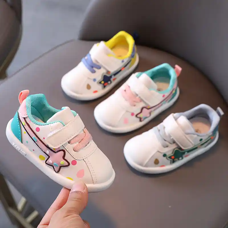 Chaussures décontractées en coton à fond souple pour enfants