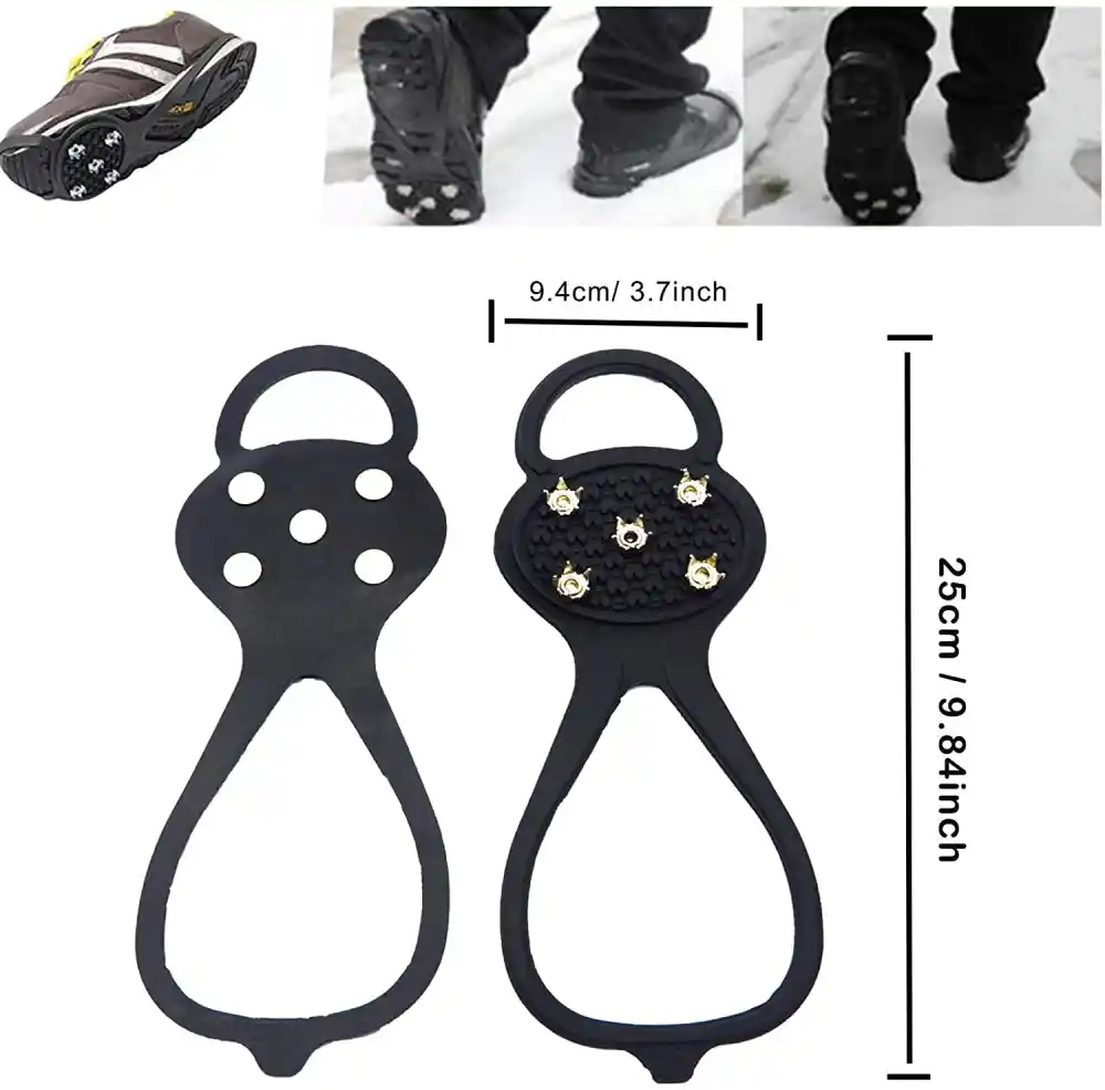 Glace chaussures à neige antidérapantes pointes poignées crampons outil de  sécurité pour l'escalade - SENEGAL ELECTROMENAGER