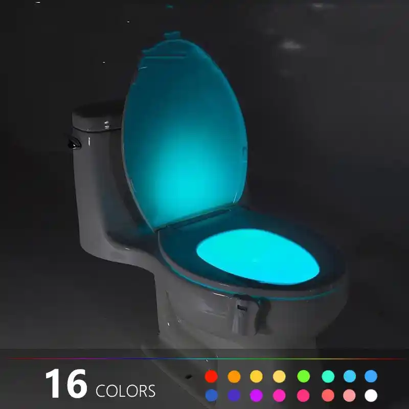 Lampe LED pour la cuvette des toilettes avec capteur de mouvement