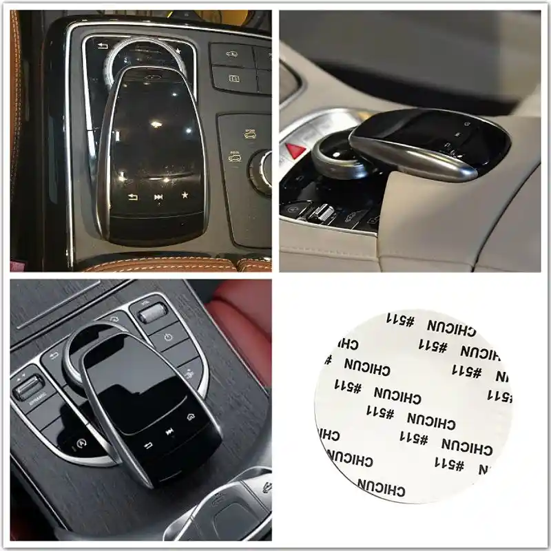 Accessoires d'autocollant de bouton multimédia intérieur de voiture pour  mercedes amg ces - SENEGAL ELECTROMENAGER