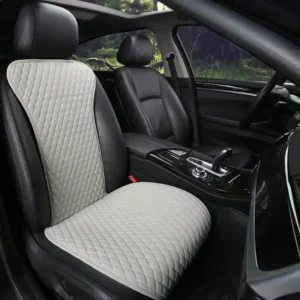 Housse de coussin de siège avant de voiture noire universelle tapis de  protection antidérapant en cuir - SENEGAL ELECTROMENAGER