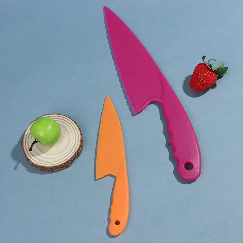 3 pièces-ensemble pp gâteau couteau de cuisine ensemble enfants