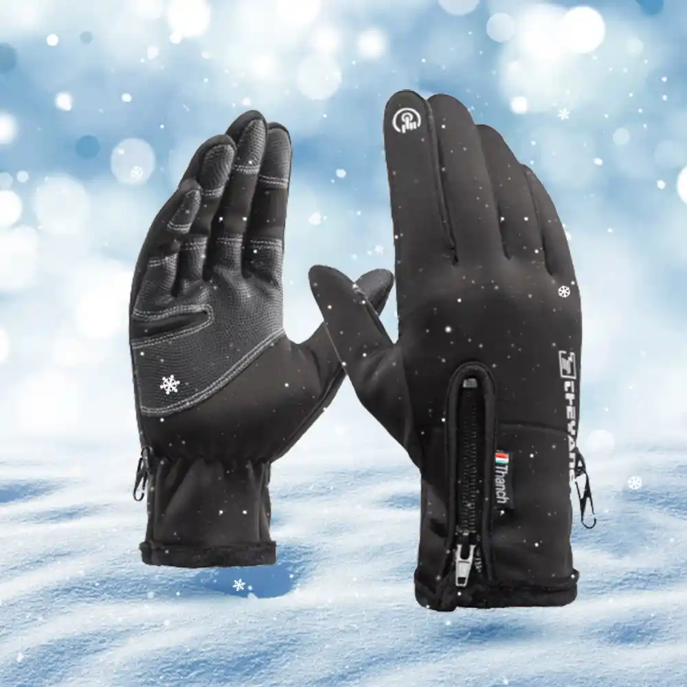 Gants d'hiver en plein air moto gants chauffants hommes imperméables  thermiques guantes de vélo - SENEGAL ELECTROMENAGER