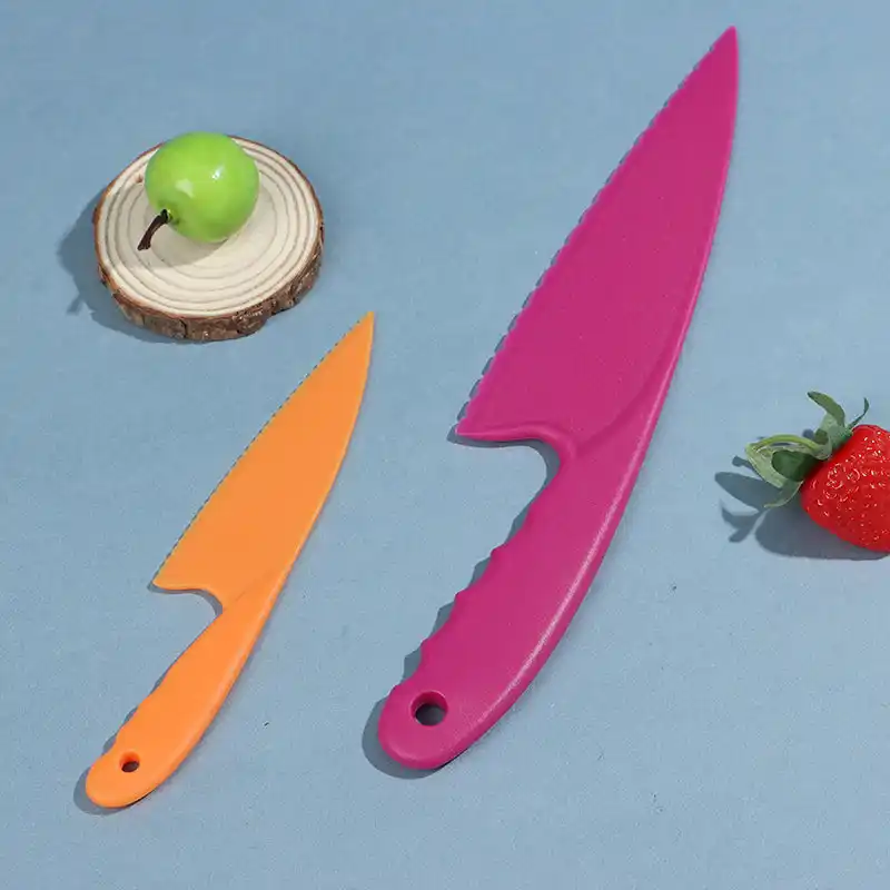 3 pièces-ensemble pp gâteau couteau de cuisine ensemble enfants