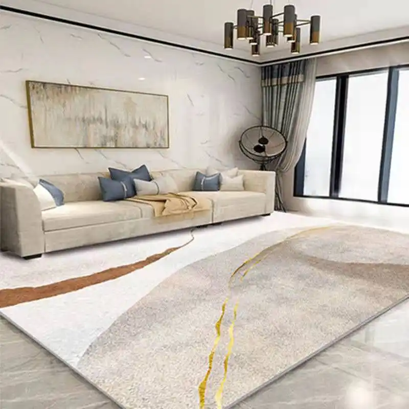 Tapis de salon antidérapant grand tapis nordique abstrait pour chambre  décoration de la maison - SENEGAL ELECTROMENAGER